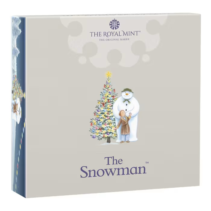 2025年 イギリス製 スノーマン（雪だるま）純度91.67% プルーフ金貨 15.5グラム